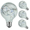 thumbnail image 1 of Diodesy- Pack of 4 G30/LED/DX/1.5W/RGB G30 LED Globe Fairy Light Bulb, Starry Decorative String Light for Ambient Night Lighting, Bedroom, Living Room, Party Decoration, 1.5 Watts, E26 Medium Base, 1 of 2