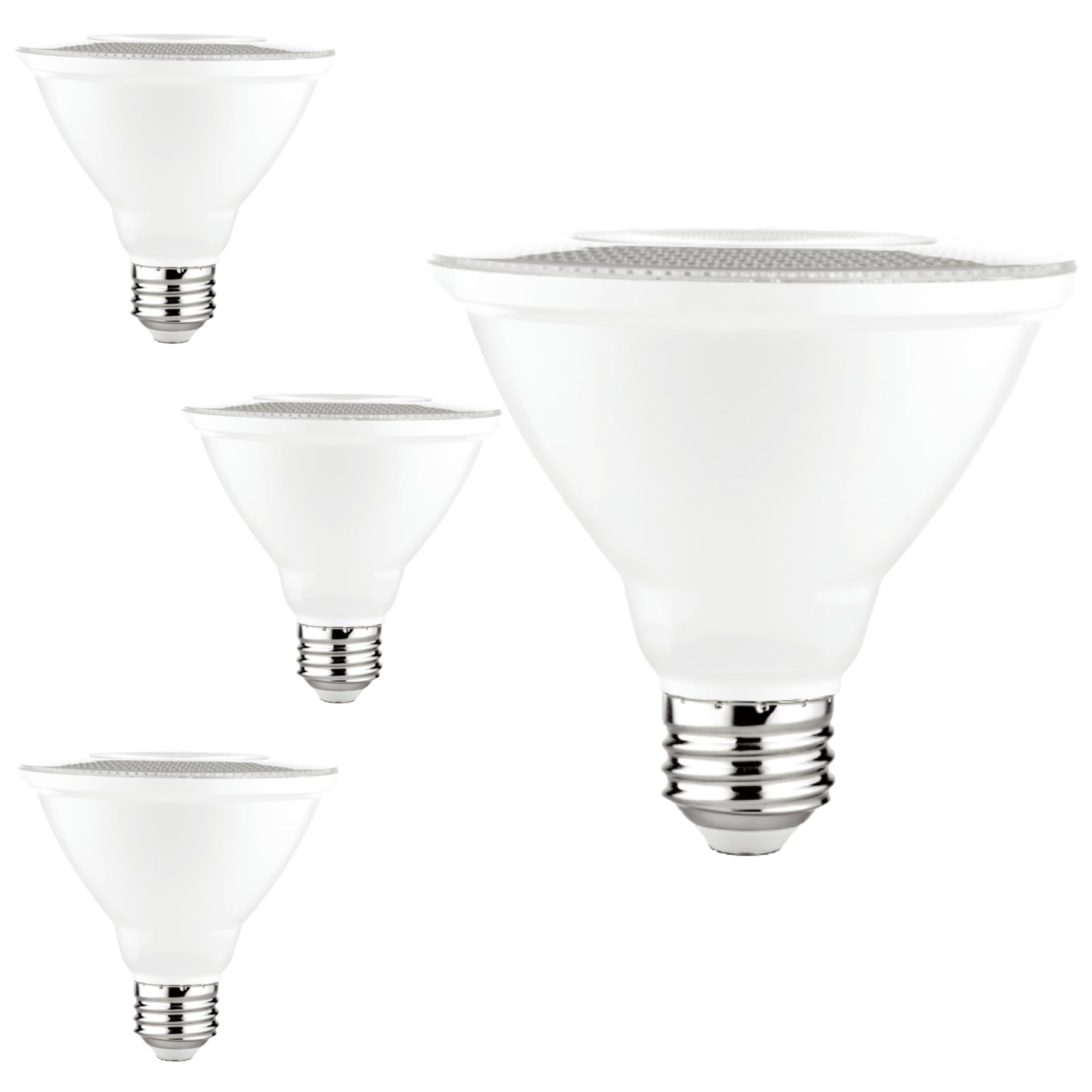 Diodesy- Pack of 4 LED10PAR30S/B-FL40/830/WD/2 PAR20 LED Short Neck Flood Wet Light Bulb, 10W (75W Incandescent Equiv) 3000K Soft White, Dimmable, E26 Waterproof Energy Efficient, 800 Lumen, UL Listed