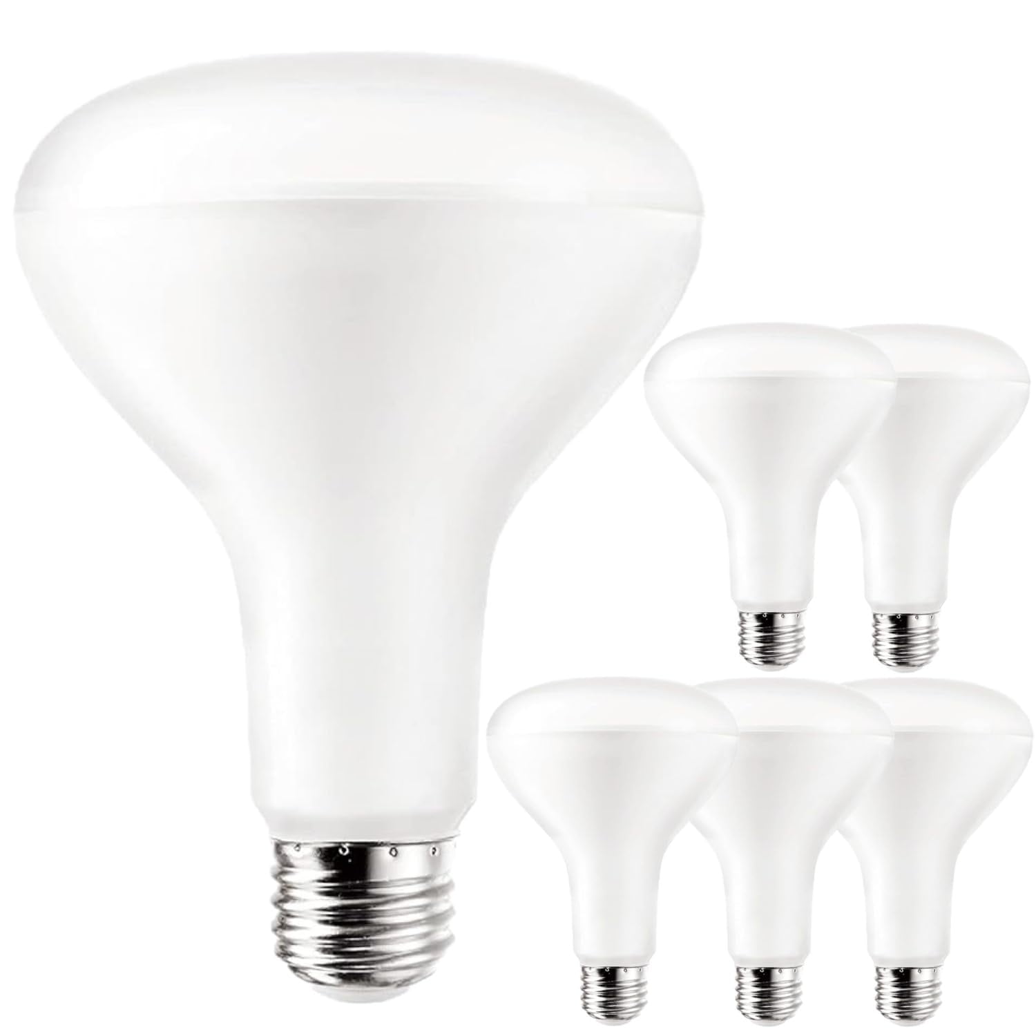 Diodesy- Pack of 6 BR30/LED/11W/940 BR30 LED Reflector Light Bulbs, Indoor Wide Flood Lights, 11W (65W Equivalent), 4000K Cool White, 920 Lumens, Recessed Can Use, Dimmable, Medium E26 Base, UL Listed