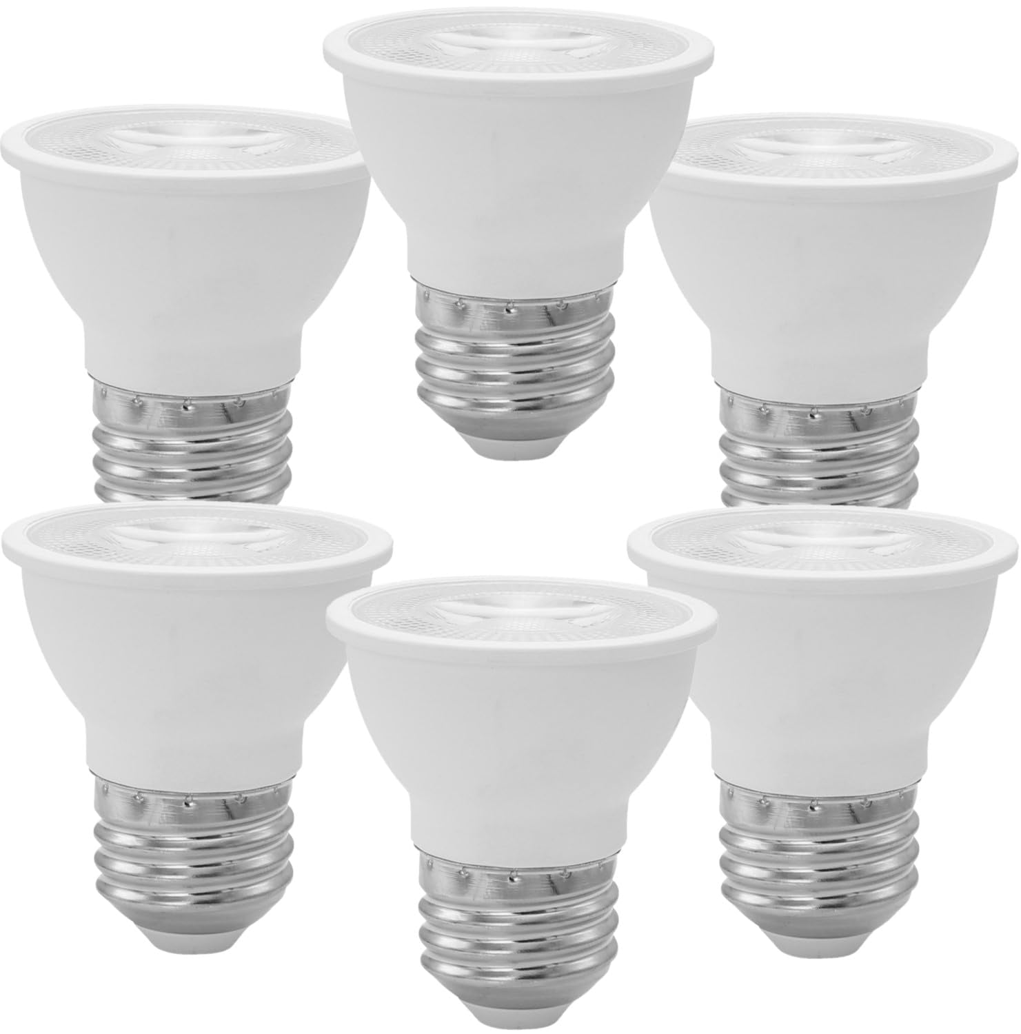 Diodesy- Pack of 6 MR16/LED/6W/940 MR16 LED Short Neck Recessed Flood Light Bulb, 6-Watt (50W Halogen Replacement), Dimmable, 4000K Cool White, 500LM, Spotlights for Outdoor Landscape, Tracking Lights