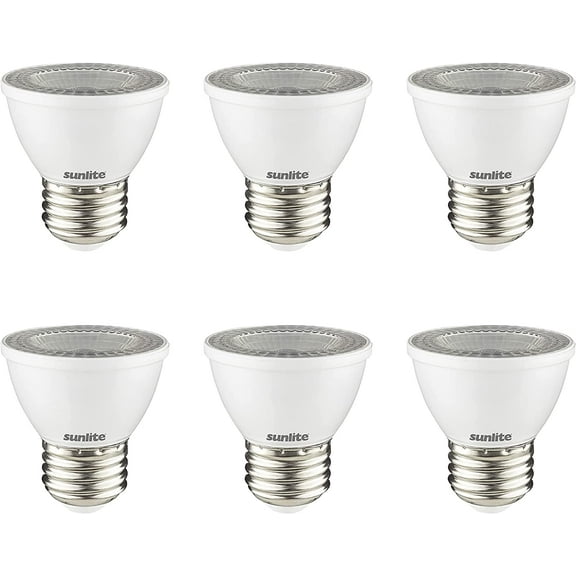 Diodesy- Pack of 6 MR16/LED/7W/MED/D/30K/6PK MR16 LED Short Neck Light Bulb, 7 Watt (60W Halogen EQ), 3000K Soft White, E26 Dimmable, Spotlights for Outdoor Landscape, Tracking Lights, Recessed, ETL