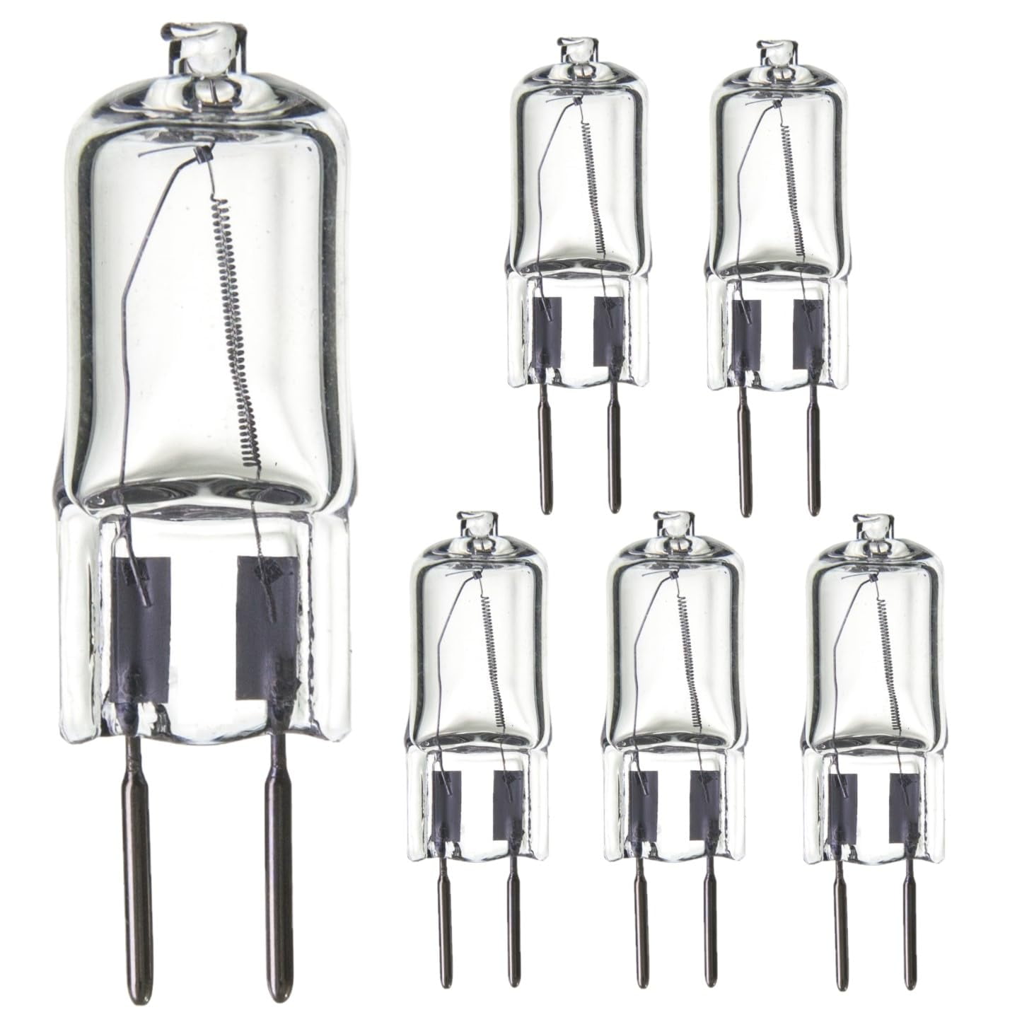 Diodesy- Pack of 6 Q50BIPIN/CD2 Halogen Light Bulb for Chandelier/Track ...