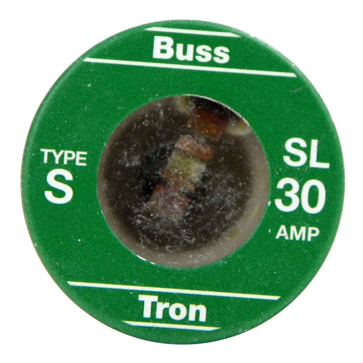Diodesy- Pack of 4 SL25/4PK Bussman 25 Amp Time Delay, Green Rejection Fits Fuse Block, Screw-in Body, Series-S Plug Fuse, 125 Volts, UL Listed