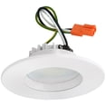 thumbnail image 1 of Diodesy- SF/DRL/RD/4/13/930/120/WH 4 Inch LED Recessed Lighting Retrofit Downlight with Junction Box, 3000K Soft White, Dimmable Flush Mount Ceiling Light with Magnetic Changeable Trims, 13W, 1050LM, 1 of 3
