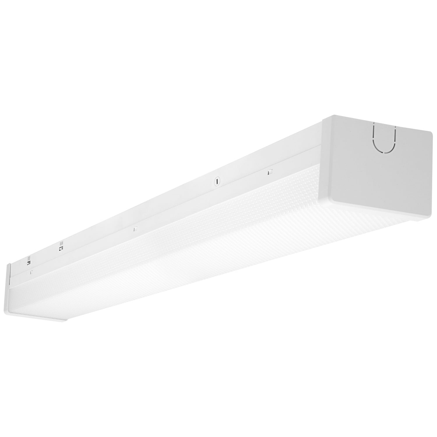 Diodesy- SF/WR4/LN/36/MW/93S/MV/WH 3FT LED Shop Light, LED Suspended Office Linear Strip Lights, 3CCT Selectable 3000K/4000K/5000K, 18W/25W/30W Wattage Selectable, Dimmable, White Finish, ETL Listed