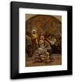 thumbnail image 1 of Diogène Maillart 13x18 Black Modern Framed Museum Art Print Titled - The Baptism of Saint Augustine (1870-1874), 1 of 5