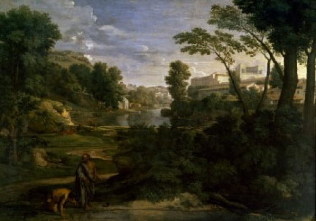 Diogenes Throwing Away his Bowl by Nicolas Poussin (1594-1665) France Paris Musee du Louvre Canvas Art - Nicolas Poussin (18 x 24)