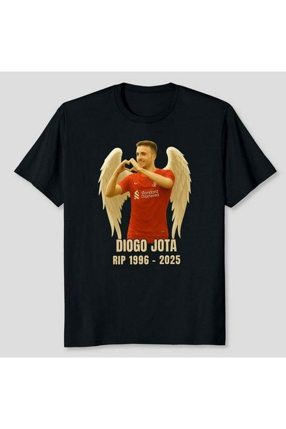 Diogo Jota Liverpool FC Premier League Soccer Fan Gift Portuguese Footballer Graphic Tee for Men, Men's And Women's Graphic Tee 100% Cotton by TBun, Full Sizes S-5XL