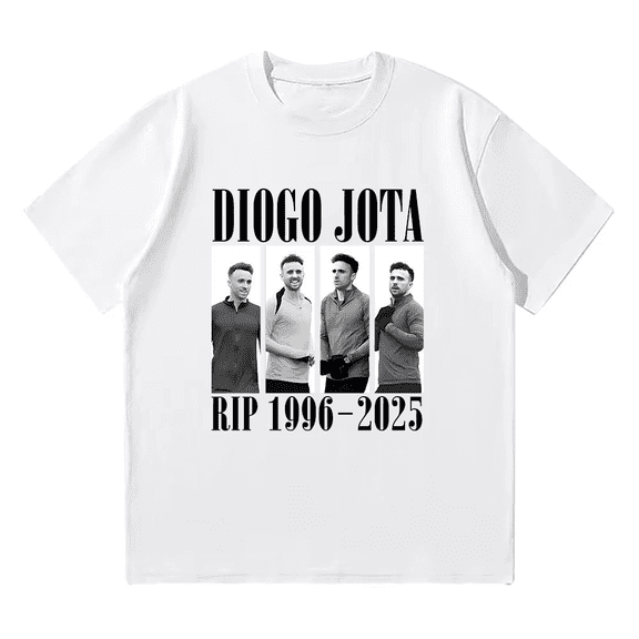 Diogo Jota RIP 1996–2025 T-Shirts for Women Men Short Sleeves Streetwear T-Shirt Fans Tops Tees Round Neck