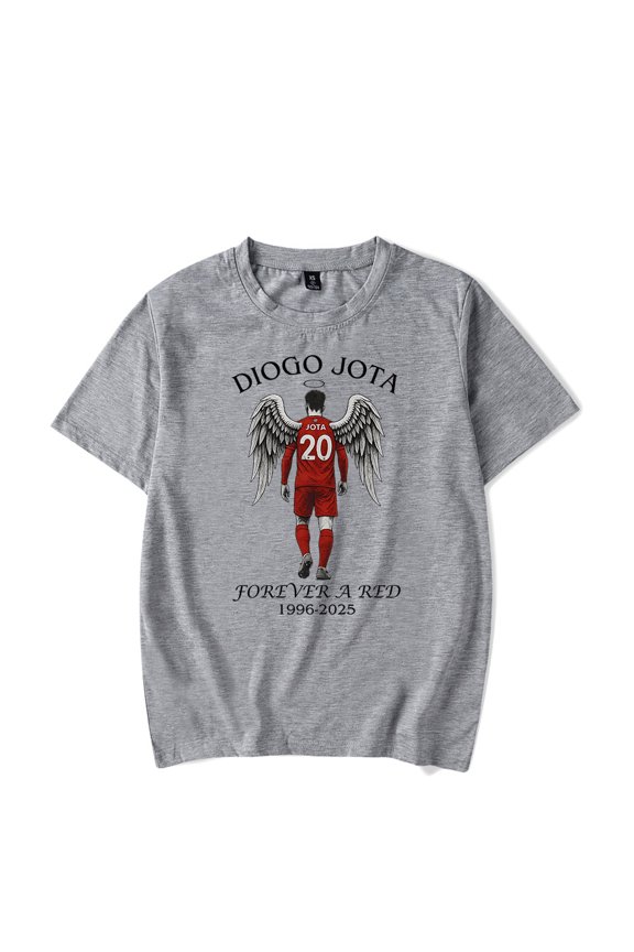 Diogo Jota Tribute Shirt – Forever a Red Angel Tee – RIP Jota 1996–2025 – Comfort Colors Soccer Fan Gift