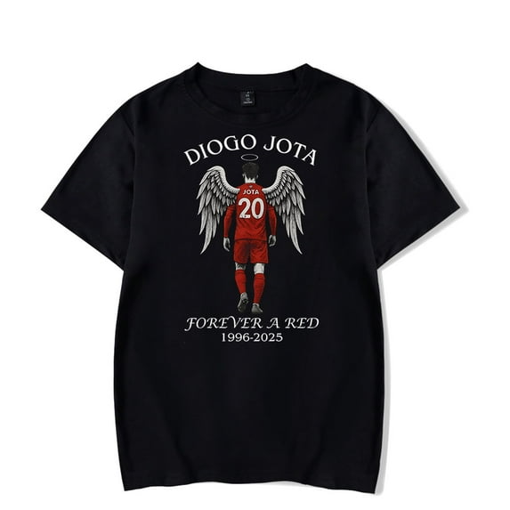 Diogo Jota Tribute Shirt – Forever a Red Angel Tee – RIP Jota 1996–2025 – Comfort Colors Soccer Fan Gift