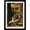 thumbnail image 1 of Diomedes Being Eaten by his Horses 28x40 Large Black Wood Framed Print Art by Gustave Moreau, 1 of 2