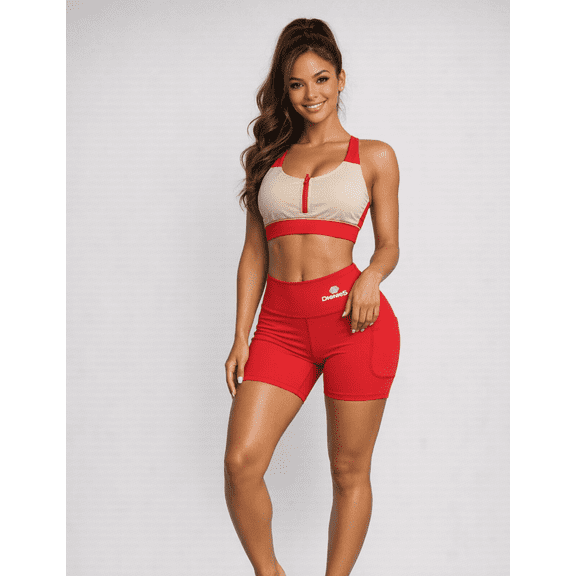 Dionies Athletic, High Waist Performance Shorts, Women's