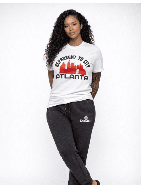 Rep Yo City NY - ATL Short Sleeve Crew Neck Unisex Streetwear Graphic T-Shirt