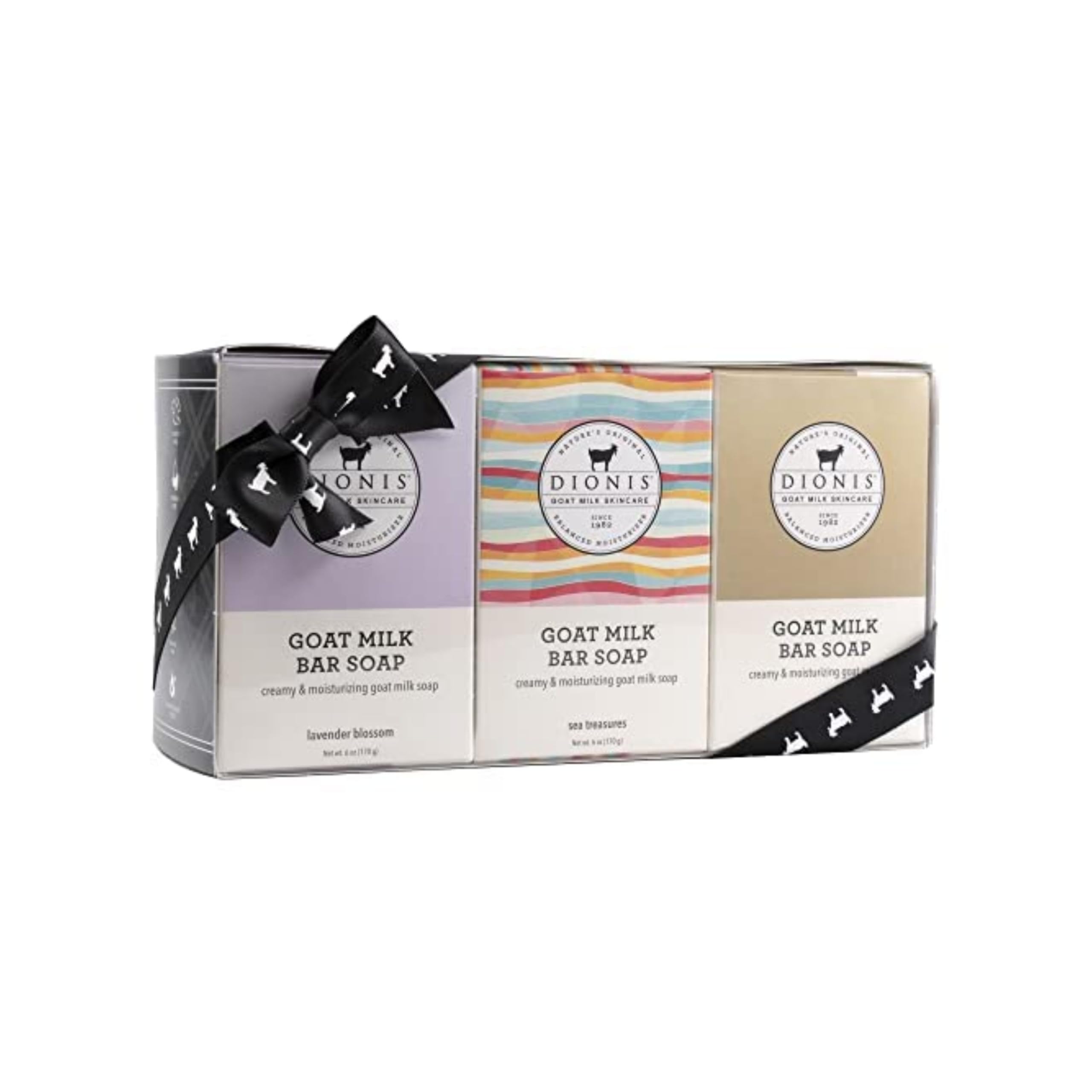 Dionis Goat Milk Bar AIF4 Soap Expanded Gift Set Moisturizing Triple