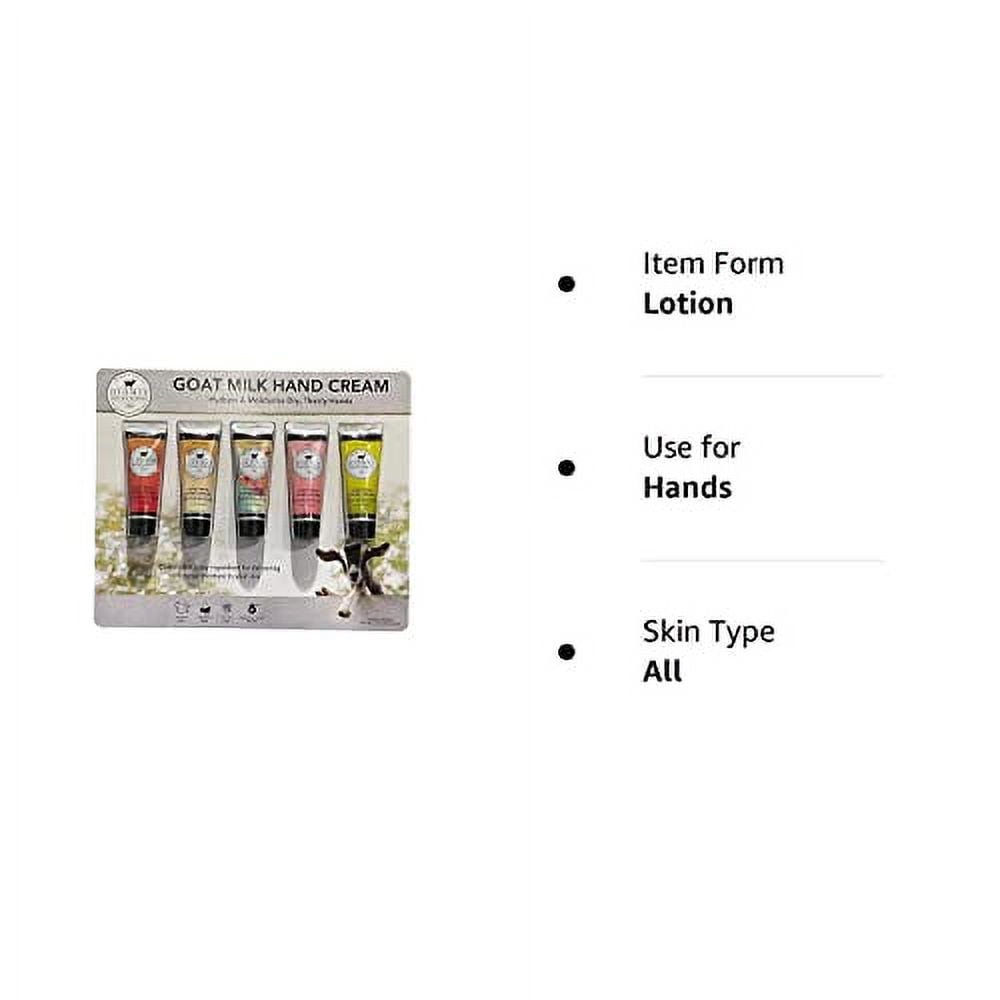 Dionis Goat Milk Skincare 5 Pack of 1 oz Hand Creams (Creamy Coconut