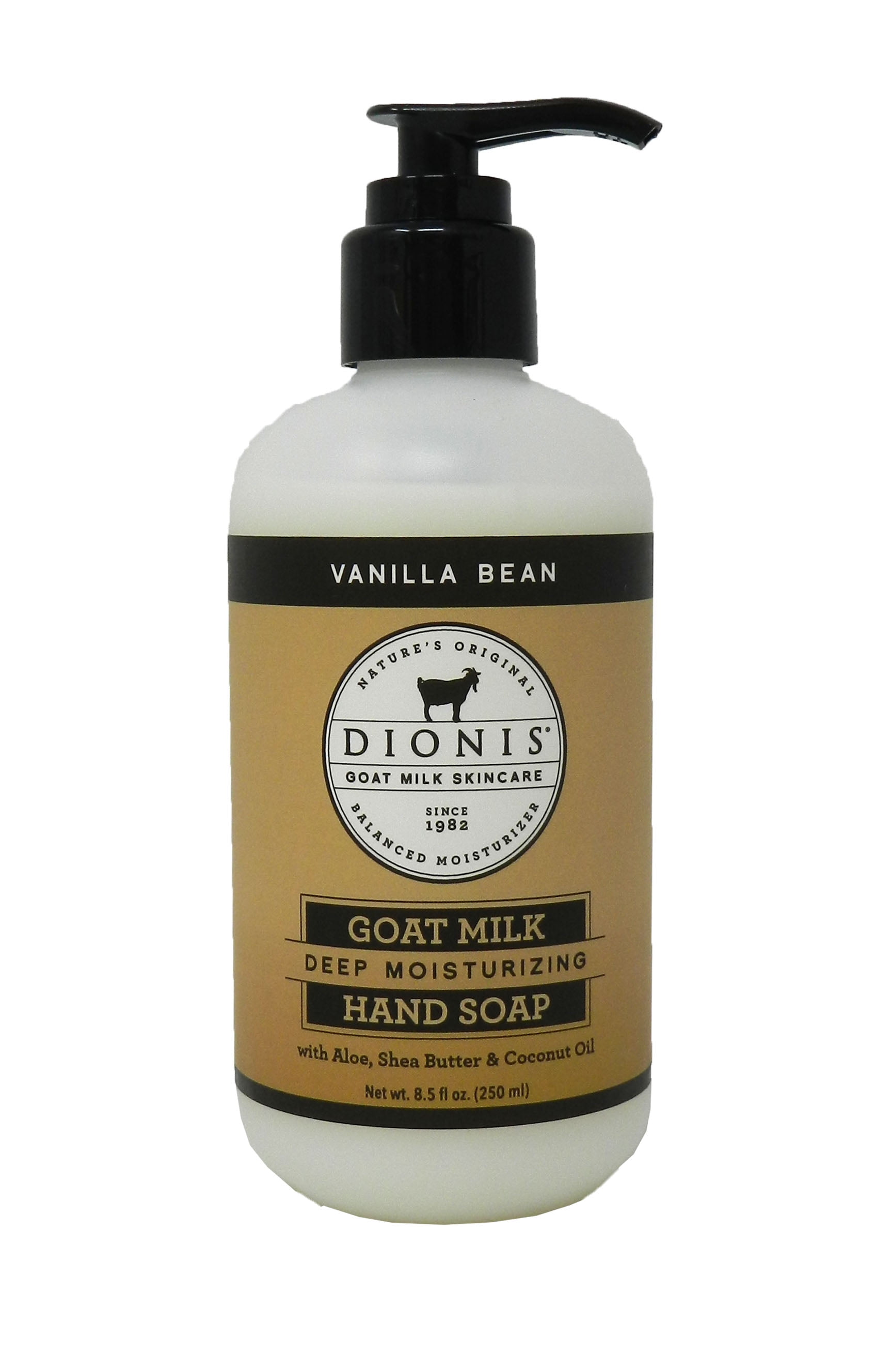 Dionis Goat Milk Hand Wash Vanilla Bean Scent, 8.5 Ounces