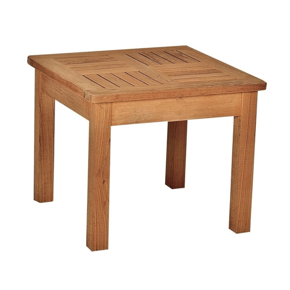 Dionne Square Teak Outdoor Side Table
