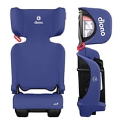 Diono Airi High Back Booster Car Seat, Travel Foldable Booster, Slim 3-Across Design, Side Impact Protection, 40-100 lbs & 43-57 in, Blue