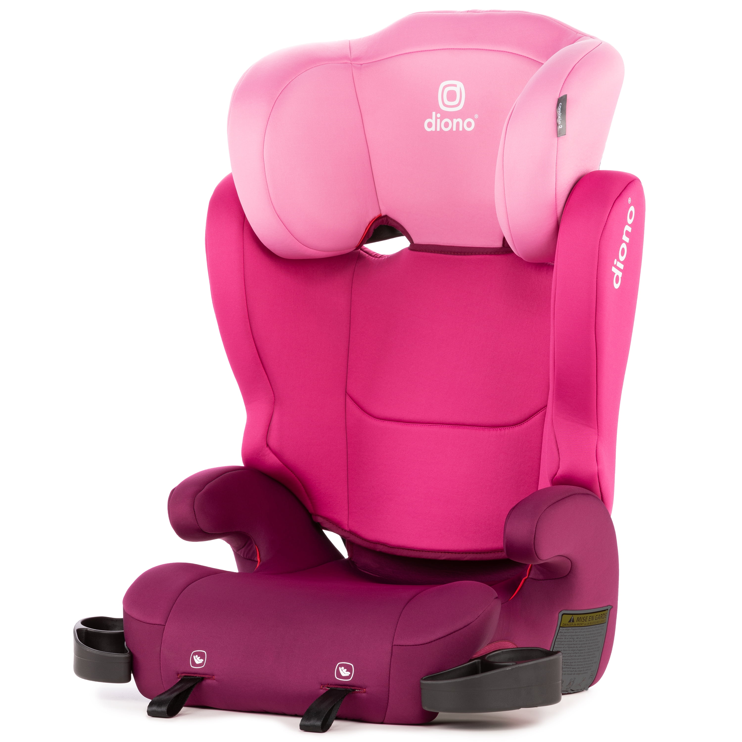 Diono Cambria 2 Latch 2 in 1 Booster Car Seat, Pink - Walmart.com