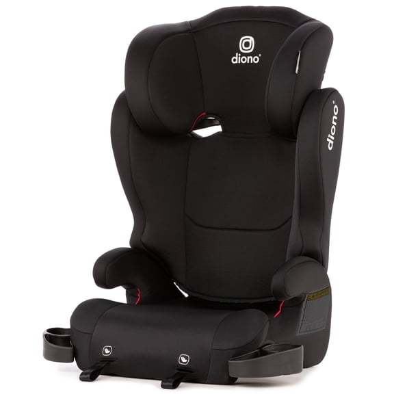 Diono Cambria 2 XL High Back Booster Car Seat, 2-in-1 Converts to Backless Booster, Dual LATCH Connectors, 7-Position Headrest, Spacious XL Seat, 40-120 lbs, Black