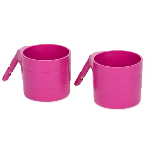 Diono Car Seat Cup Holders for Radian, Everett and Rainier Car Seats Perfect for Drinks, Snacks and Toys, Pack of 2, Purple Plum