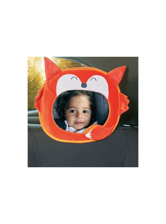 Diono Easy View Character Baby Car Safety Mirror for Rear Facing, Fox