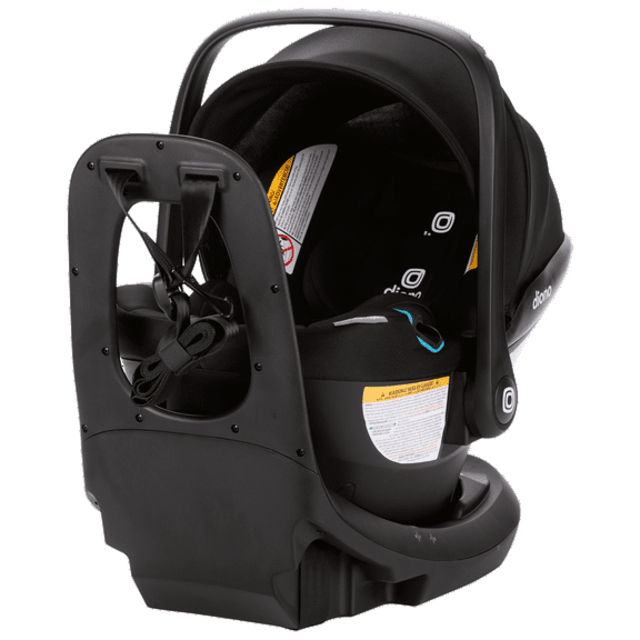 Diono LiteClik 30 XT Infant Car Seat and Base, Black Storm