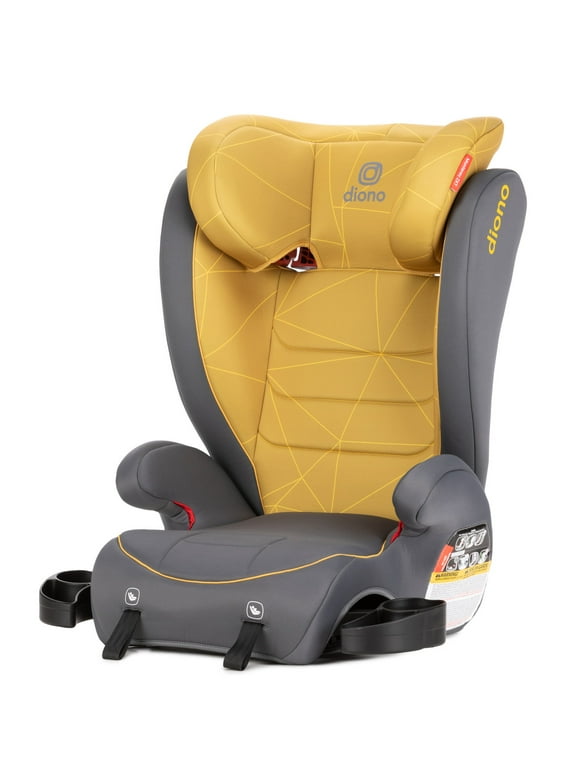Diono Monterey 2XT Latch 2-in-1 Expandable Booster Car Seat, Yellow Sulphur
