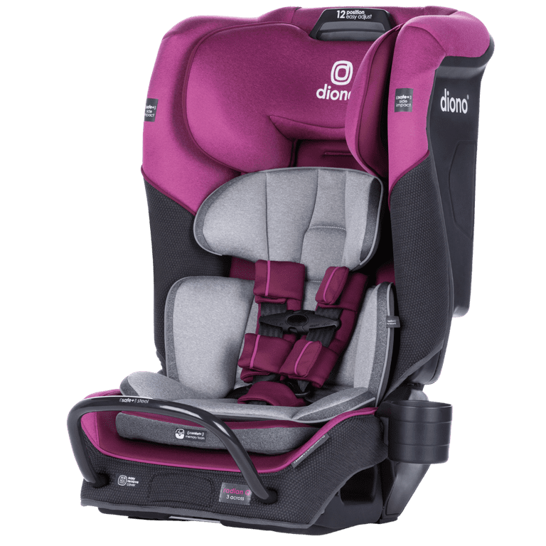 Diono Radian 3QX SafePlus Convertible Car Seat, Rear & Front