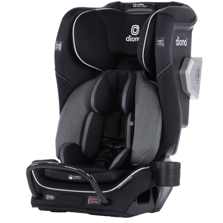 Diono Radian 3QXT All-in-One Convertible Car Seat, Black Jet