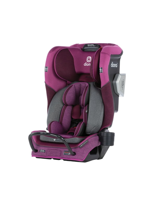 Diono Radian 3QXT SafePlus All-in-One Convertible Car Seat, Slim Fit 3 Across, Pink