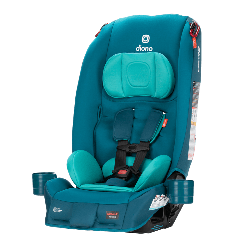 Diono Radian 3R Convertible Car Seat Rear Facing for Extended Age Slim Fit 3 Across Blue Razz Ice Walmart