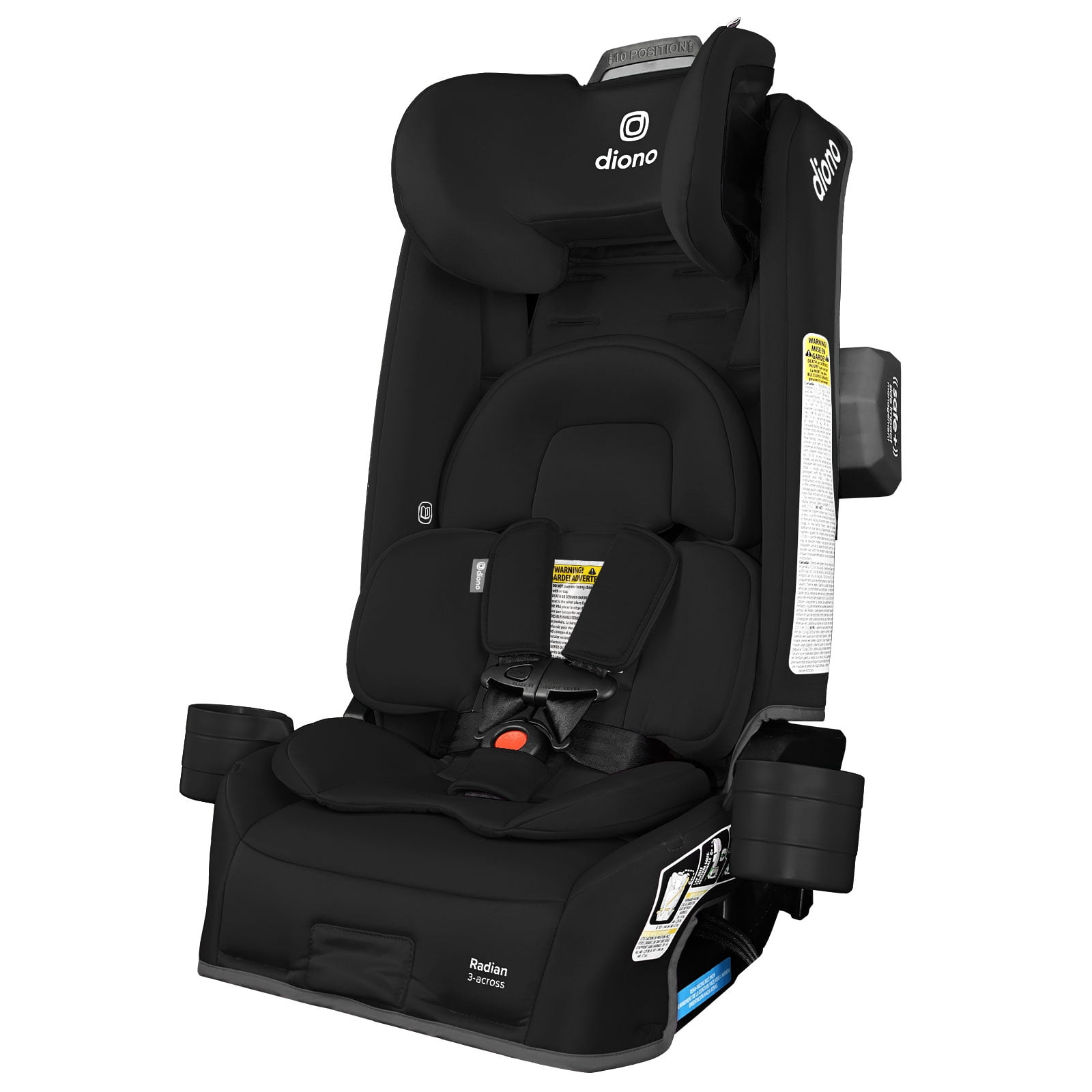 Diono Radian 3R Max Convertible Car Seat, Rear and Forward Facing, 10 ...