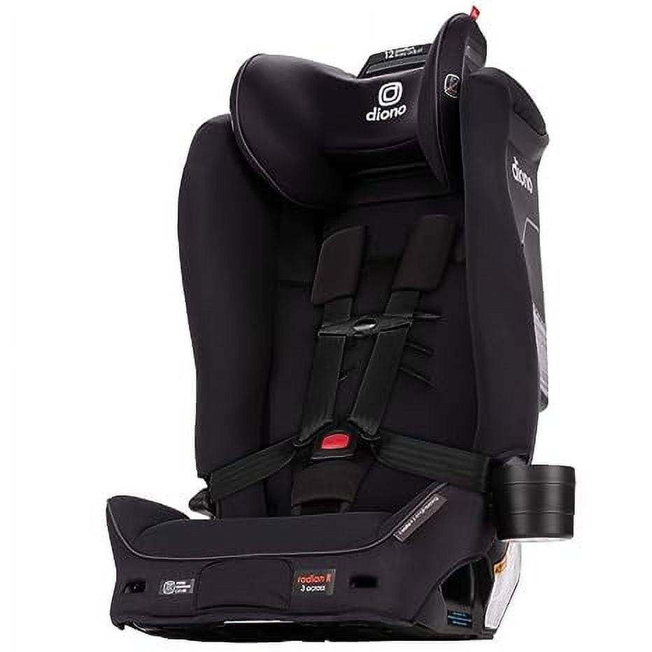 Diono Radian 3R SafePlus, AllinOne Convertible Car Seat, Black Jet