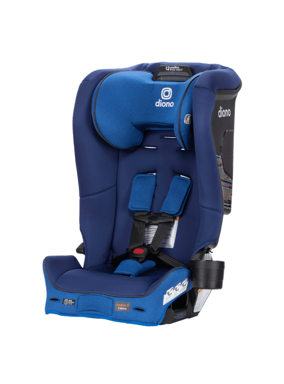 Diono Radian 3R SafePlus All-in-One Convertible Car Seat, Slim Fit 3 Across, Blue Sky