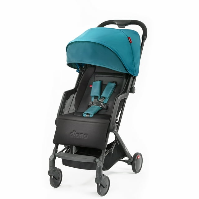 Diono Traverze Plus Lightweight Compact Stroller with Easy Fold, Teal