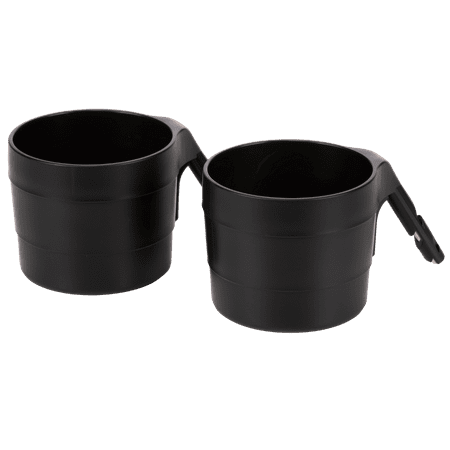 Diono XL Car Seat Cup Holders for Radian and Everett Car Seats, Pack of 2, Black