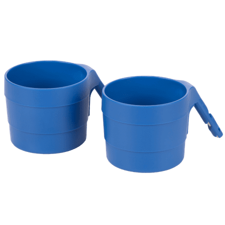 Diono XL Car Seat Cup Holders for Radian and Everett Car Seats, Pack of 2, Blue Sky