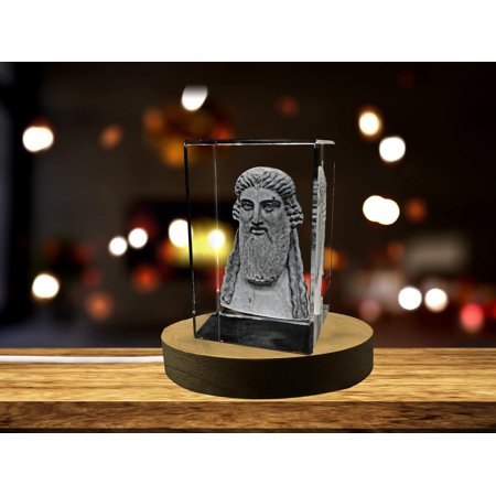 Dionysus 3D Engraved Crystal Keepsake/Gift/Decor/Collectible/Souvenir