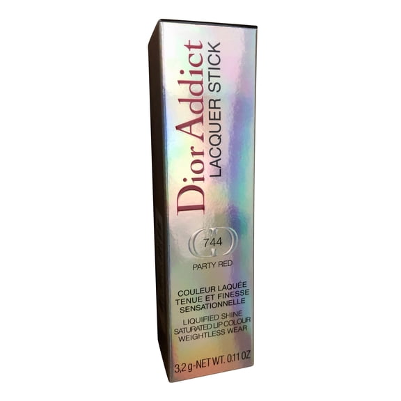 Dior Addict Lacquer Stick 744 Party Red 0.11 oz