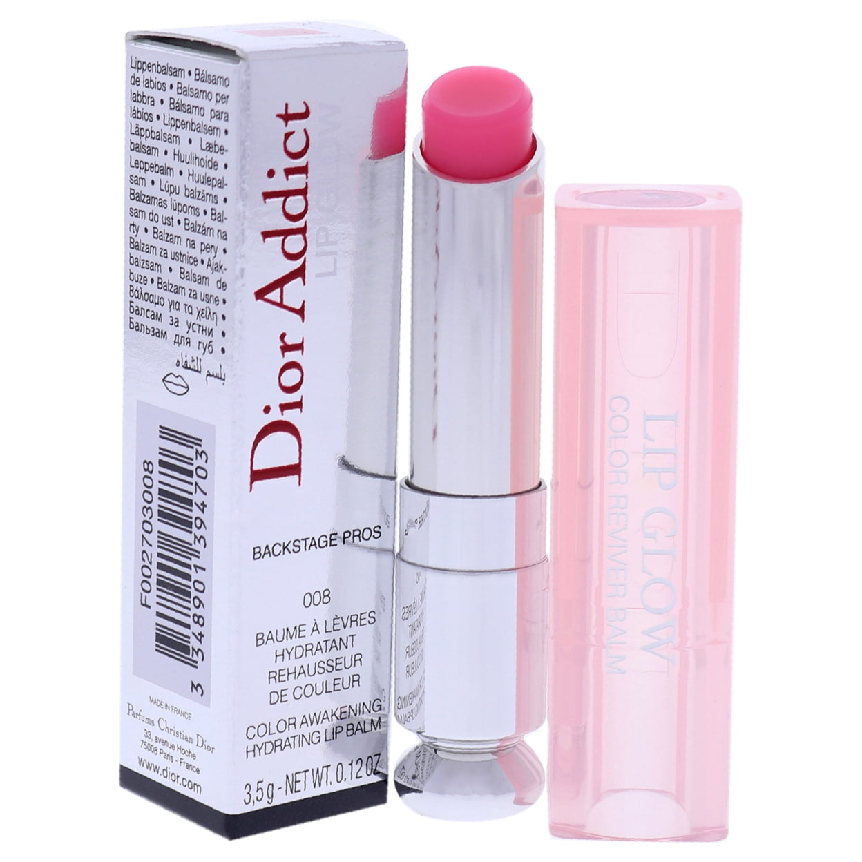 Dior Addict Lip Glow - 008 Ultra Pink by Christian Dior for Women