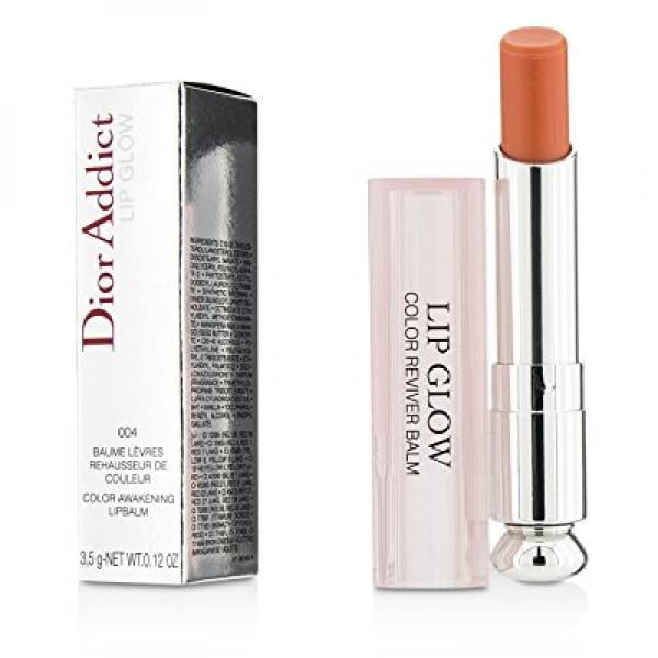 Christian Dior Addict Glow Color Awakening Lip Balm SPF 10 No. 004 Coral 0.12 Ounce