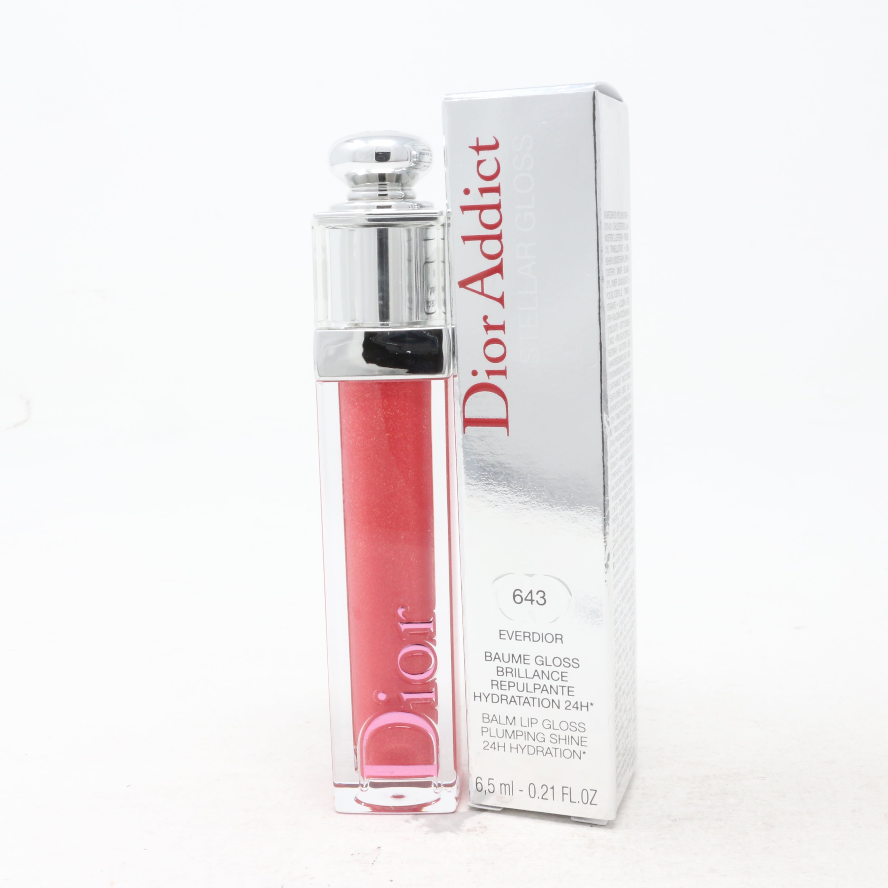 Dior Addict Stellar Lip Gloss 643 Everdior 0.21oz/6.5ml New With