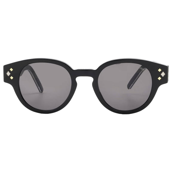 Dior CD DIAMOND R2I Smoke Oval Men's Sunglasses DM40110I 01A 48