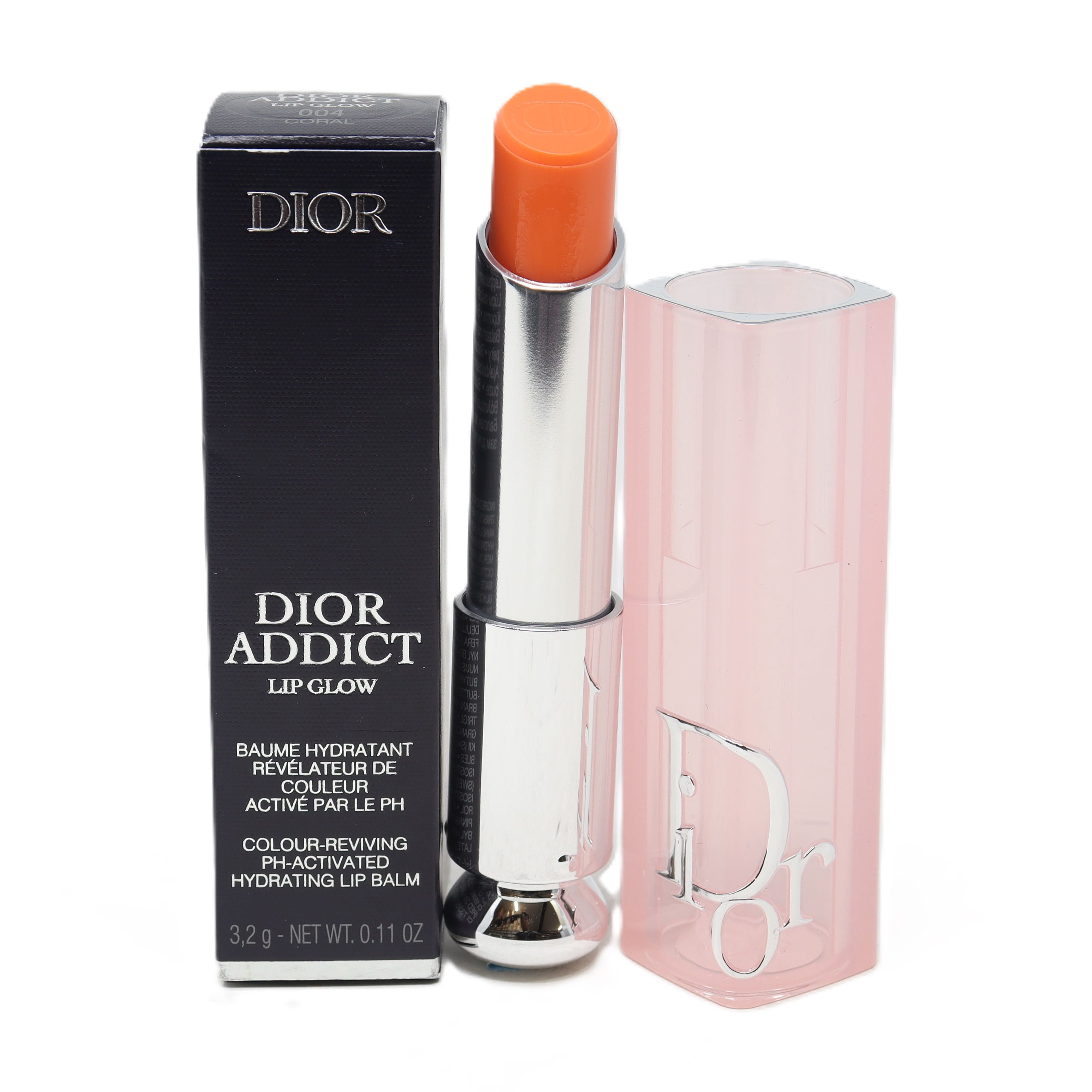 Dior Dior Addict Lip Glow 004 Coral 0.11oz/3.2g New With Box