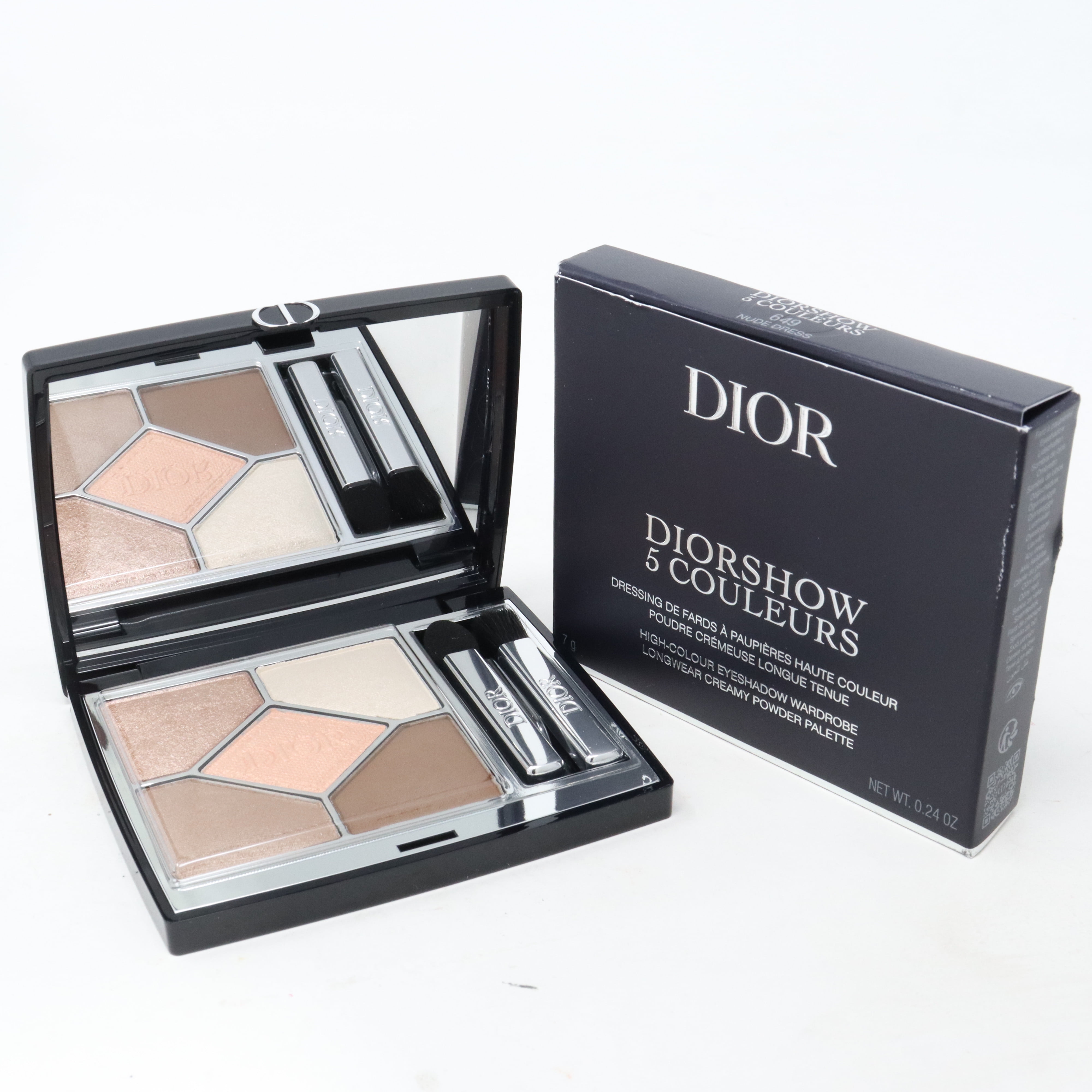 Dior Diorshow 5 Couleurs Eye Shadow Palette 0.24oz 649 Nude Dress New With  Box