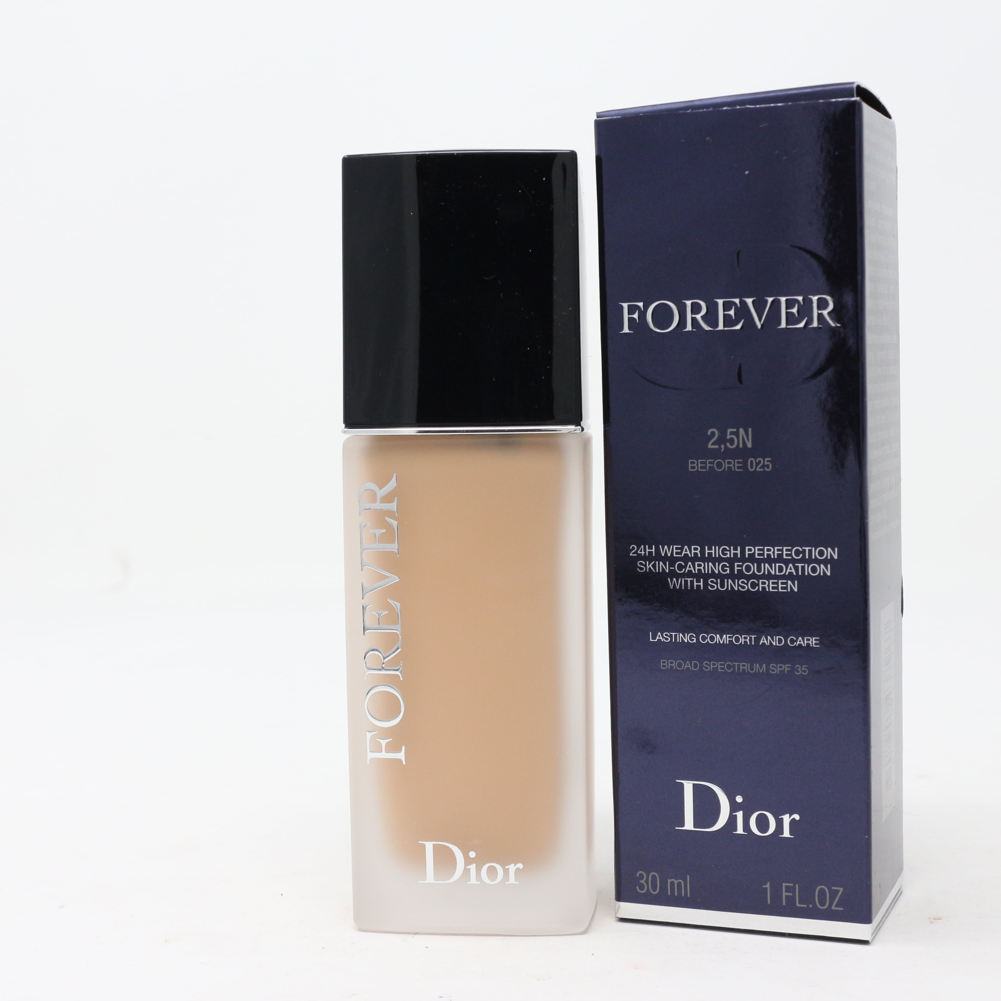 Dior Forever 24Hr Wear Foundation 2N Neutral 1.0oz/30ml New With 