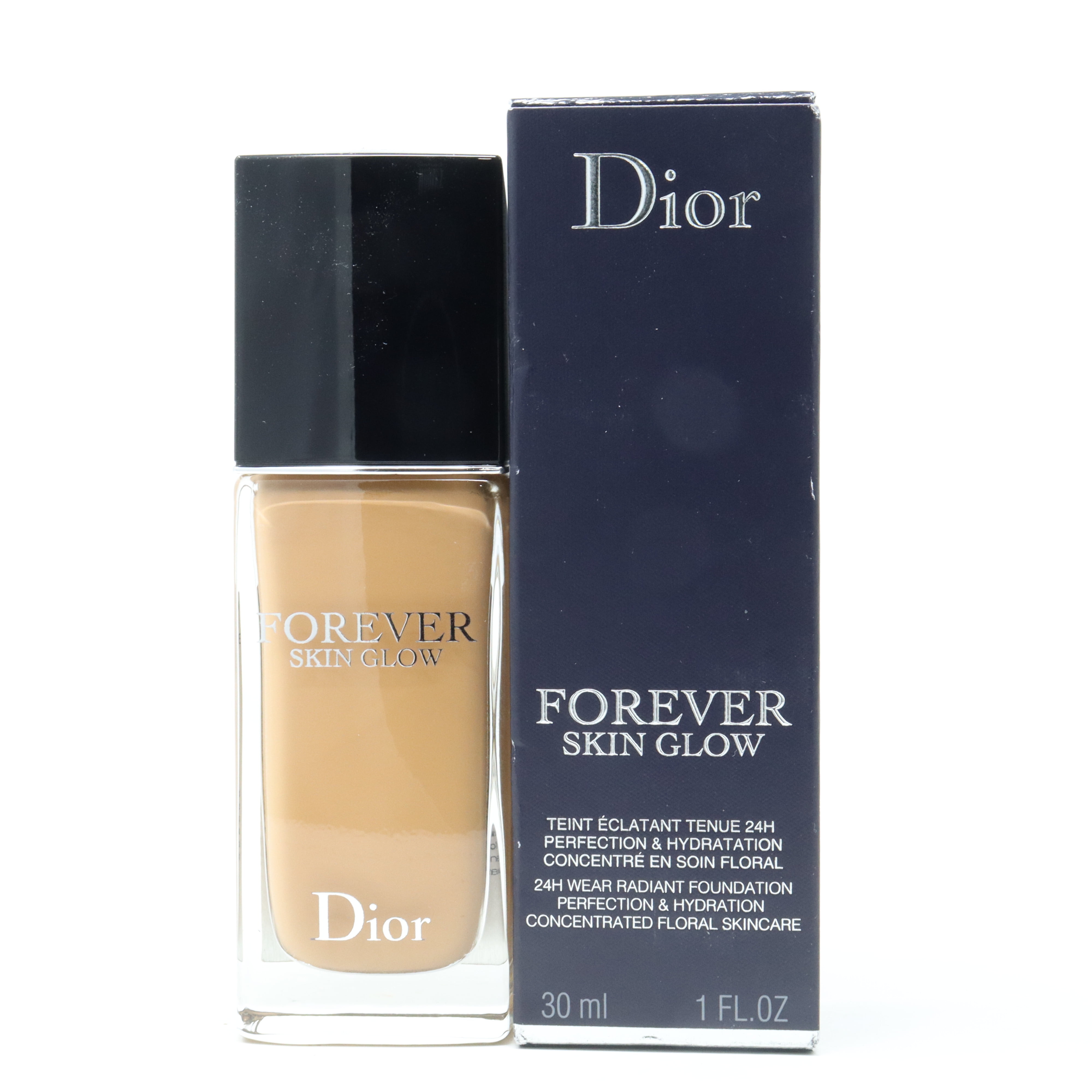 Dior Forever Skin Glow 24H Foundation 4C Cool 1.0oz/30ml New With