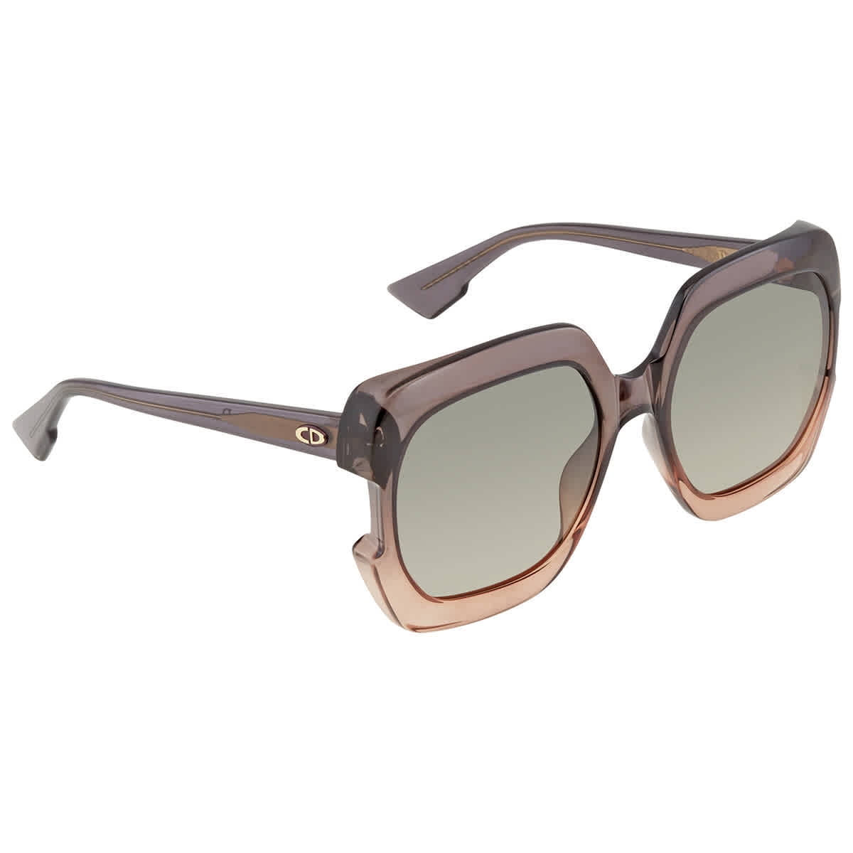 Dior Gaia Graduated Grey Square Ladies Sunglasses Dior Gaia 7HH/PR 58